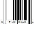 Barcode Image for UPC code 011200006204. Product Name: 