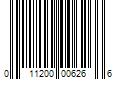 Barcode Image for UPC code 011200006266