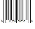 Barcode Image for UPC code 011200006358