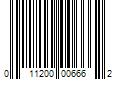 Barcode Image for UPC code 011200006662