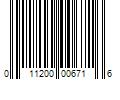 Barcode Image for UPC code 011200006716