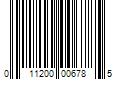 Barcode Image for UPC code 011200006785