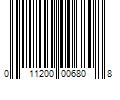 Barcode Image for UPC code 011200006808