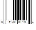 Barcode Image for UPC code 011200007034