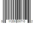 Barcode Image for UPC code 011200007102