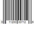 Barcode Image for UPC code 011200007126