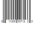 Barcode Image for UPC code 011200007133