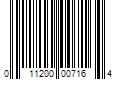 Barcode Image for UPC code 011200007164