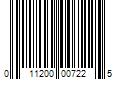 Barcode Image for UPC code 011200007225