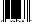 Barcode Image for UPC code 011200007386