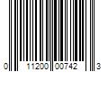 Barcode Image for UPC code 011200007423