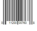 Barcode Image for UPC code 011200007638