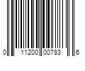 Barcode Image for UPC code 011200007836