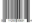 Barcode Image for UPC code 011200008314