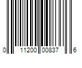 Barcode Image for UPC code 011200008376