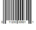 Barcode Image for UPC code 011200009311