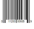 Barcode Image for UPC code 011200009359