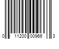 Barcode Image for UPC code 011200009663