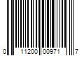 Barcode Image for UPC code 011200009717