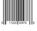 Barcode Image for UPC code 011200009786