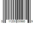 Barcode Image for UPC code 011200009809