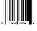 Barcode Image for UPC code 011200009922