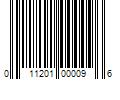 Barcode Image for UPC code 011201000096