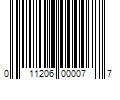 Barcode Image for UPC code 011206000077