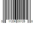 Barcode Image for UPC code 011206001258