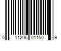 Barcode Image for UPC code 011206011509