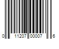 Barcode Image for UPC code 011207000076. Product Name: 