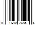 Barcode Image for UPC code 011210000056