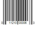 Barcode Image for UPC code 011210000063