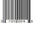 Barcode Image for UPC code 011210000155