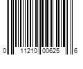 Barcode Image for UPC code 011210006256