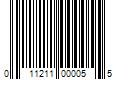 Barcode Image for UPC code 011211000055