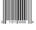 Barcode Image for UPC code 011211000086