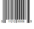 Barcode Image for UPC code 011212000085