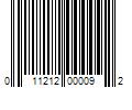 Barcode Image for UPC code 011212000092