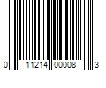 Barcode Image for UPC code 011214000083