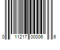 Barcode Image for UPC code 011217000066