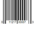 Barcode Image for UPC code 011217000073