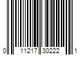 Barcode Image for UPC code 011217302221