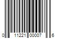 Barcode Image for UPC code 011221000076