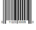 Barcode Image for UPC code 011223000050