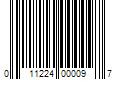 Barcode Image for UPC code 011224000097