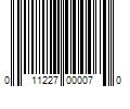 Barcode Image for UPC code 011227000070