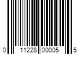 Barcode Image for UPC code 011228000055