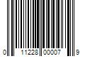 Barcode Image for UPC code 011228000079