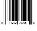 Barcode Image for UPC code 011232000058